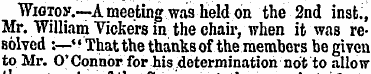 WiOToy.—A meeting was held on the 2nd in...