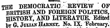 THE DEMOCRATIC REVIEW ' OF BRITISH AND F...