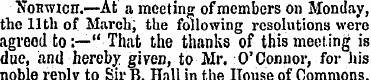 Nonwicn.—At a meeting of members on Mond...