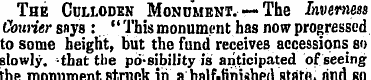 The Cullodkn Monument.—- The Inverness C...