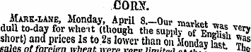 COM. Mark-lane, Monday, April S.-Om- mar...