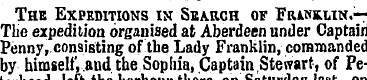 The Expeditions in Search of Frahklin.— ...
