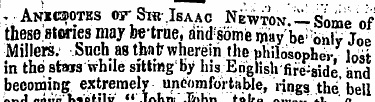 ^ Ankcbotes or &ib .Isaac Newton. — Some...