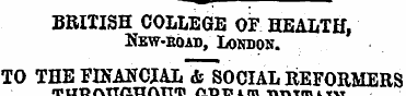 BRITISH COLLEGE OF HEALTH, NEW-BOAD, LOH...