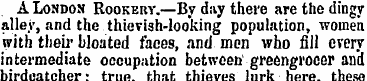 A London Rookery.—By day there are the d...