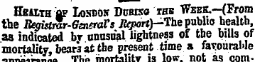 Health of Losdn? Duhbto the Week.—(From ...