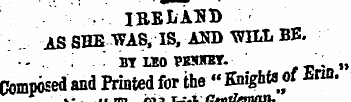 • " • ¦' -.-. IBB LAUD AS SHE "WAS, IS, ...