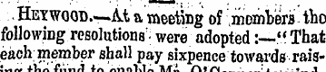 Heiwood. —A.t a meeting 0f momVers- tho ...