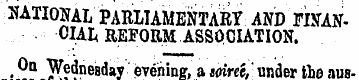 NATIONAL PARLIAMENTARY AND FINANCIAL REF...
