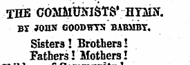 THE COMMUNISTS' HTMN. BX JOBS GOODWYX BA...