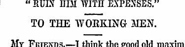 " EULN IIIM WITH EXPENSES." TO THE WORKI...