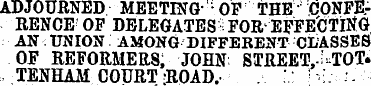 ADJOURNED MEETING- : OF THE CONFERENCE O...