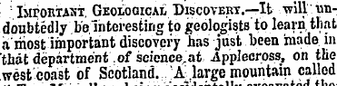 iMroniAST, Geoxooical Discovert.—-It wil...