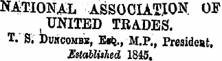 NATIONAL ASSOCIATION OF , UNITED TEADES....