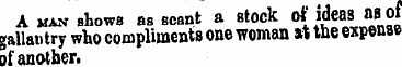 A man shows as scant a stock oi; ideas a...