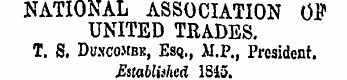 NATIONAL ASSOCIATION 01? UNITED TRADES. ...