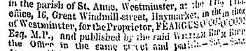 nnhe parish of St. Auue, Westminster, a:...