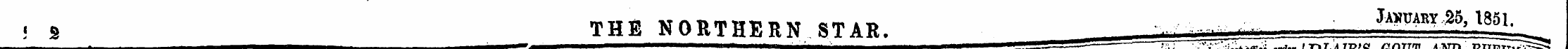 • s THE NORTHERN STAR. Jawaby 25, IMi ' ...