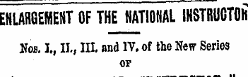 ENLARGEMENT OF THE NATIONAL INSTRUCTOR N...
