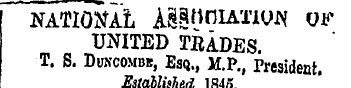 national AS8nro*w<w of UNITED TRADES. T....