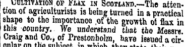uuLTivATioN .oF DLAx in Scotlano. —The a...