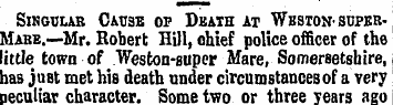 Singular Cause of Death at Westonsopbr-M...