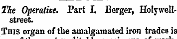 The Operative. Part I. Berger, Holywells...