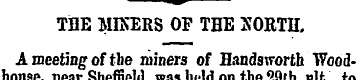 THE MISERS OF THE XORTH. A meeting of tb...