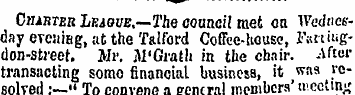 Charter Lbaoi/b.—The council met on Wedn...