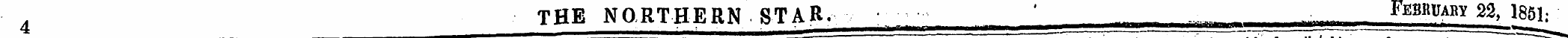 THE NORTHERN STAR. — ' Febkuary S3, 1851...