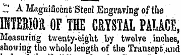 Z' A Magniacent Steel Engraving of the I...