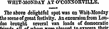 WHIT-MONDAY AT O'CONSORVILLE. The above ...