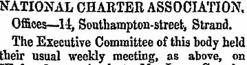 NATIONAL CHARTER ASSOCIATION. Offices—14...
