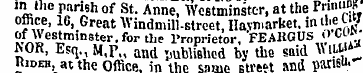 in the parish of St. Anne, Westminster, ...