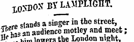 X 05D0X BY LAMPLIGHT. «-,-**> "lands a s...
