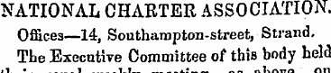 NATIONAL CHARTER ASSOCIATION. Offices—14...