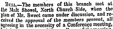 31m.—The members of this branch met at t...