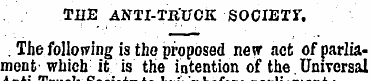 THE ANTI-TKUCK SOCIETY.. The following i...