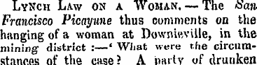 Lynch Law on a Woman. — The ocwi Francis...