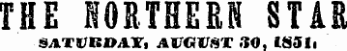 THE KORTHERH STAR SATUBBAT, AUCWST SO, 183It
