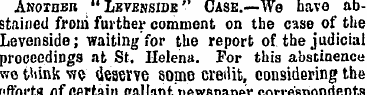 Another. "Levenside Case.—We have abstai...