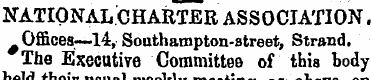 NATIONAL CHARTER ASSOCIATION. Offices—14...
