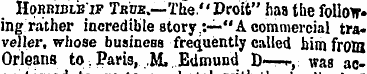 Hohriblbip True.—The" Droit" has the fol...