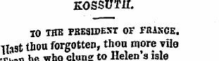EOSSUTIT. TO THE PRESIDES! OF TRANCE. Ha...