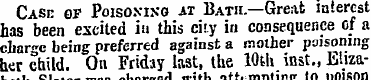 Cash of Poisoning at Bath.—Great interes...