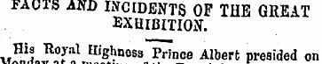 FACTS AND INCIDENTS OF THE GREAT EXHIBIT...
