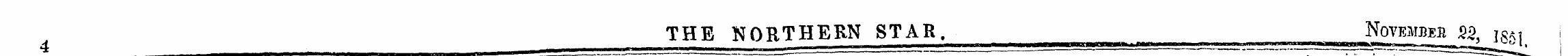 THE NORTHERN STAR. Novkmbbbj ^mj j