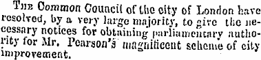 The Common Council of the city of London...