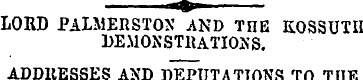 ¦ » ¦ LORD PALMERSTON AND THE KOSSUTH DE...