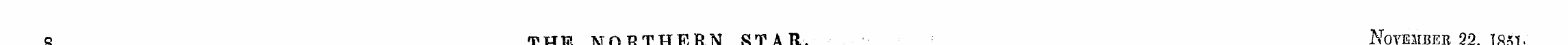 8 THB NORTHERN STAR. November 22, 1851;....
